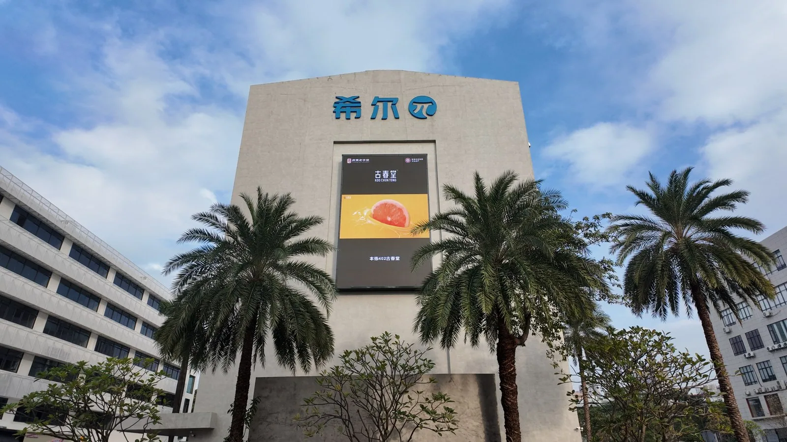 珠海某高端公寓办公区玻璃隔断实拍