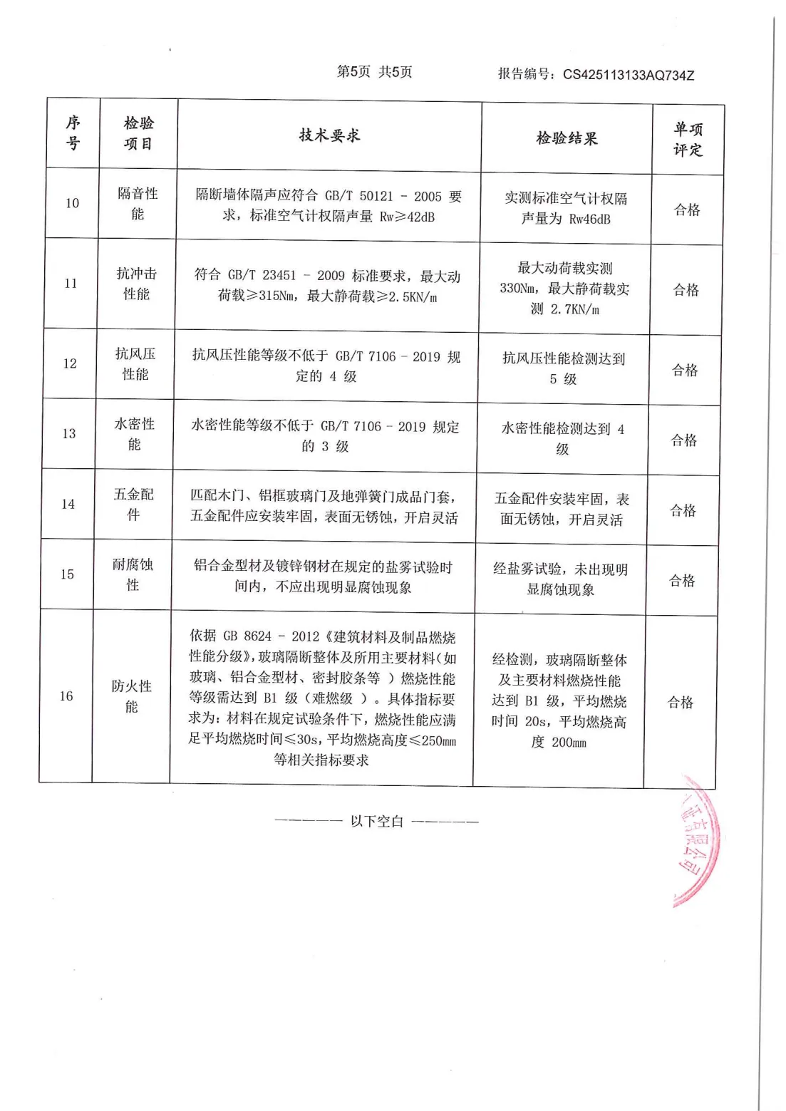 质检报告扫描件 5